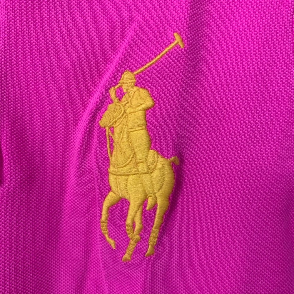 Eye-catching Polo Ralph Lauren Pink Polo Shirt - Picture 3 of 5